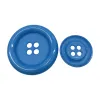 Fashionable blue button clothing accessories, simple and versatile clothing decorations, trendy elements, dopamine color oversized buttons, button hair bands, tree skirts, DIY handcrafted accessories, clothing decorations, buttons Item Picture